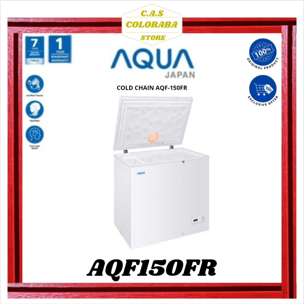 CHEST FREEZER AQUA AQF150FR FREEZER BOX 146 L AQF150 AQF 150 FR