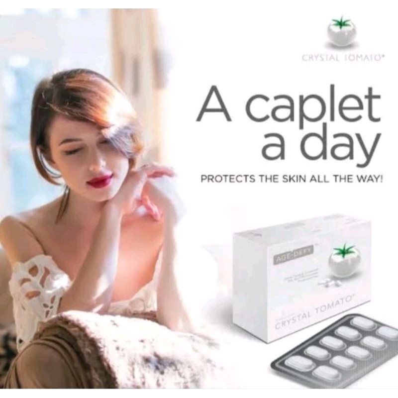 CRYSTAL TOMATO WITH L-CYSTEINE SUPLEMEN WHITENING PREMIUM BPOM