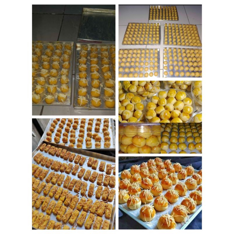 

paket hemat kue kering nastar parsel lebaran kue kering paket 3 toples uk 500gr