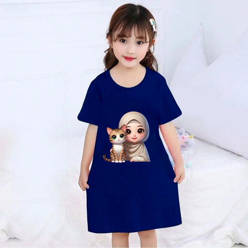 GG Dress Anak Baju Lebaran Ramadhan Dress Anak Fashion MuslimTerbaru Motif Zulaikha