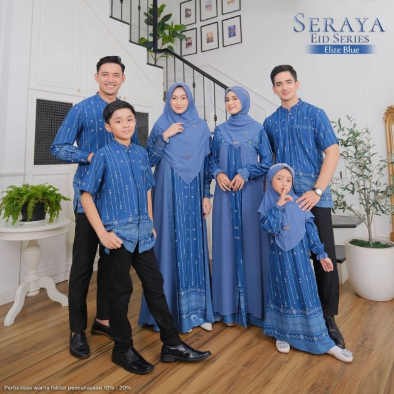SARIMBIT SERAYA BY ORIGINAL SALVINA HIJAB ELIZE BLUE