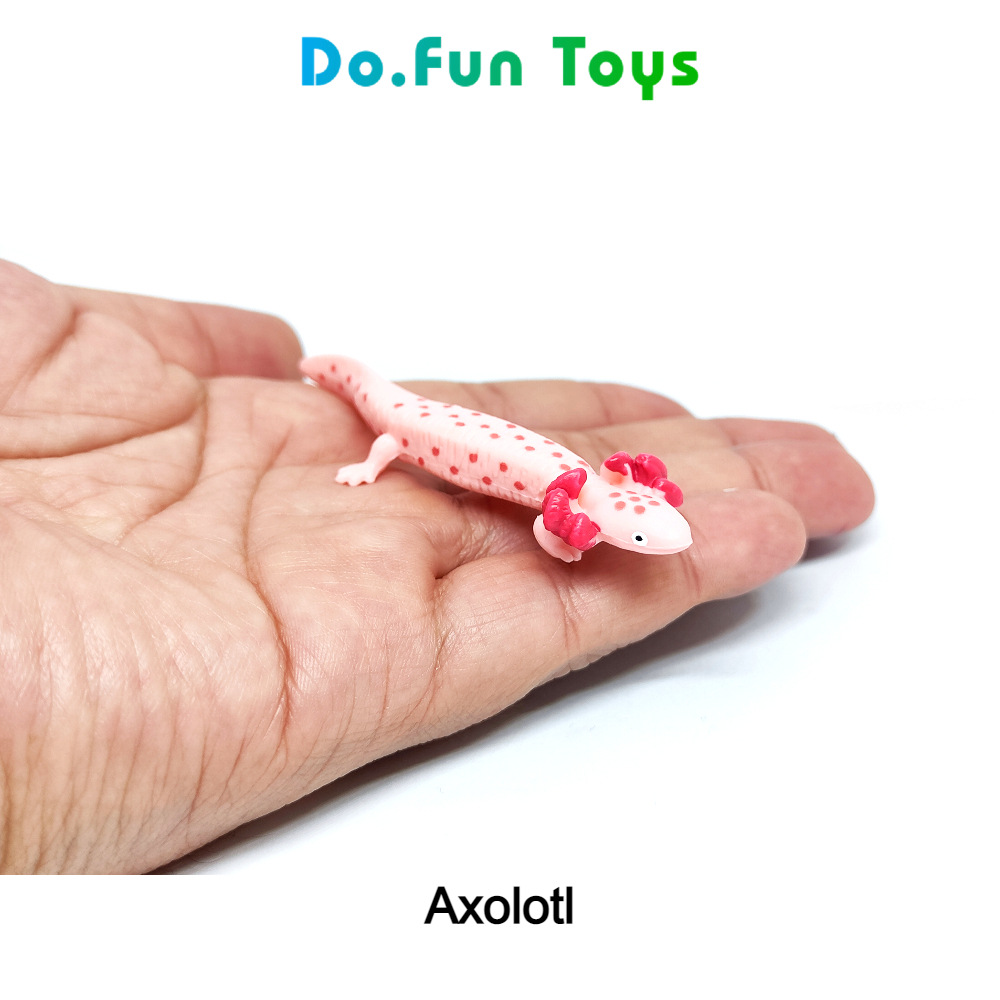 Animal Figurine | AXOLOTL / Mainan Miniatur Binatang Salamander axolotl