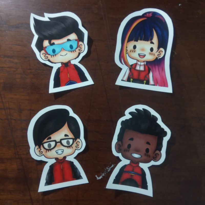 

AESTHETIC JOURNALING STICKER || Ejen Ali Tekno Set Die Cut Sticker || Ejen Ali Fanmerch