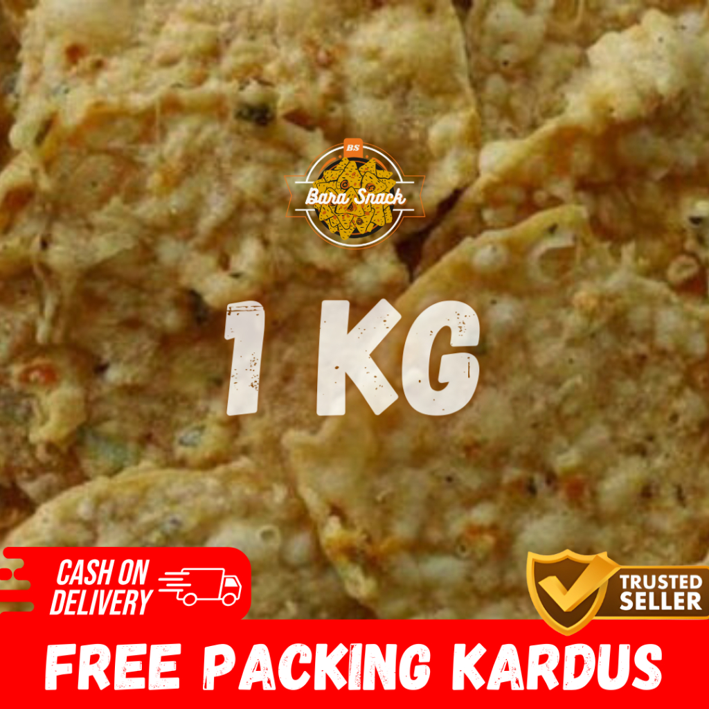 

[ 1KG ] Keripik Tempe Murni Tepung Crispy & Gurih ( Free Packing Kardus ) / Camilan Snack Kiloan Murah -K