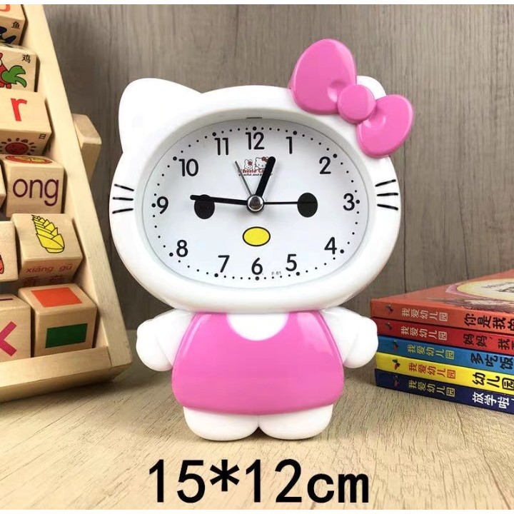 Jam Weker Anak Karakter Hello Kitty Doraemon Alarm Clock