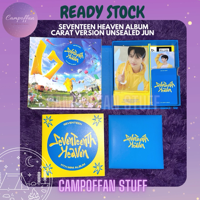 [READY] SEVENTEEN MINI ALBUM HEAVEN CARAT VERSION UNSEALED FULLSET SCOUPS JEONGHAN JOSHUA JUN HOSHI 