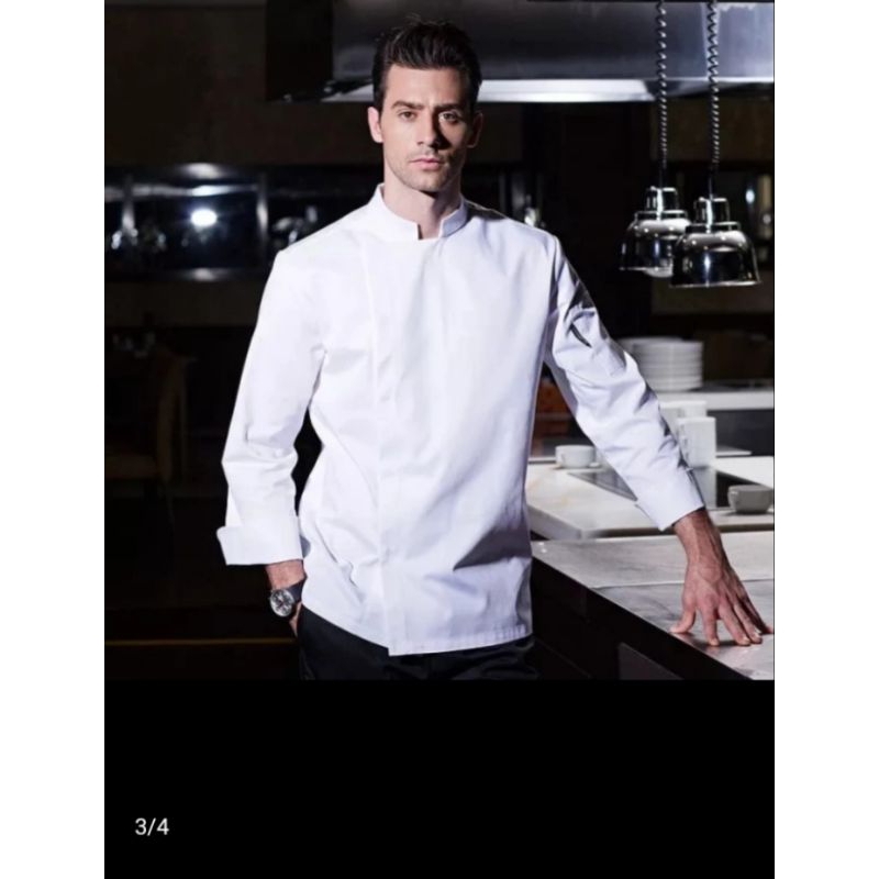 baju chef pria baju jaket seragam kerja baju chef