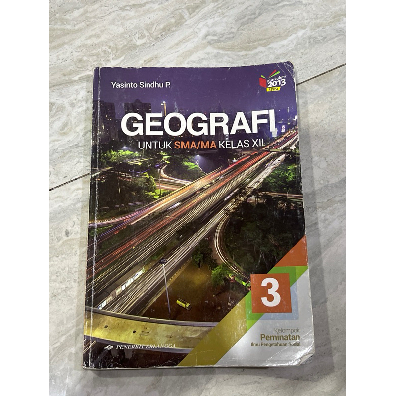 Buku "GEOGRAFI" Kelas 12 "ERLANGGA"