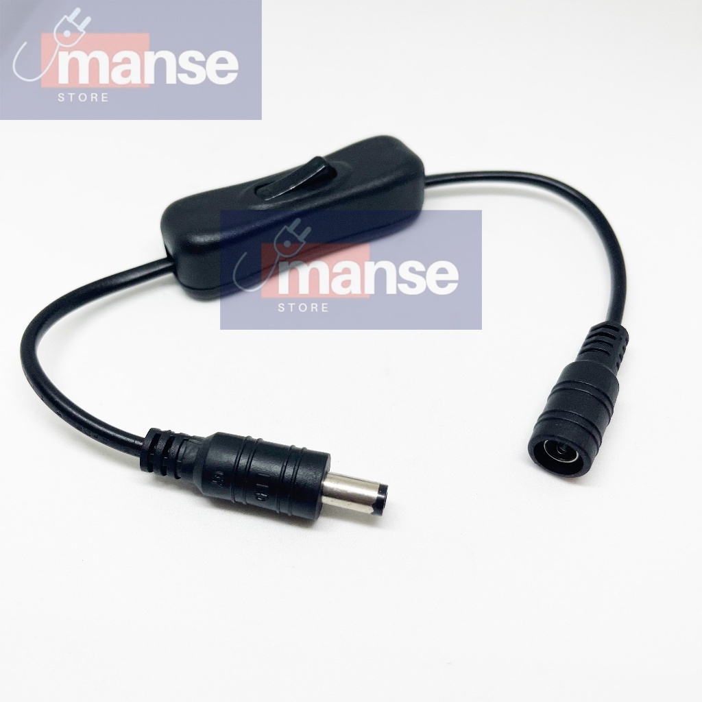Saklar On Off Kabel Jack DC / Switch Gantung On Off Kabel Jack DC