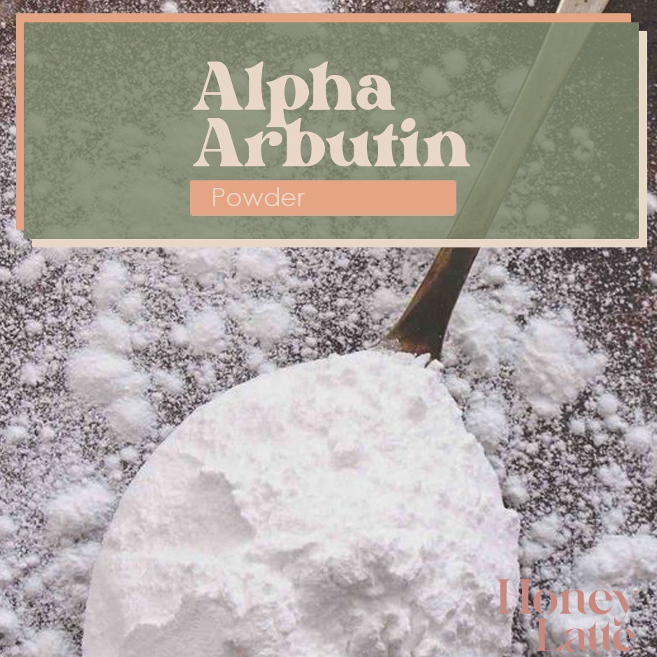 Hemat Terkini  Alpha Arbutin Whitening Brightening Glowing Skin Powder 999 Murni 5gr