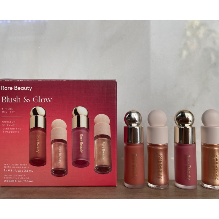 Spesial Update  Rare Beauty Blush  Glow 4Pc Mini Set