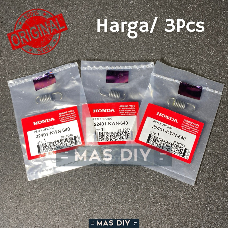 Per Kopling Sentri Kampas Ganda Vario 150 125 PCX 150 CBU Ori AHM 22401KWN640