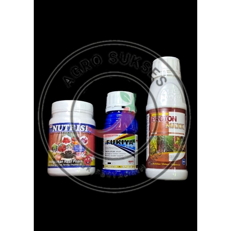 NUTRISI B 500 GRAM + ZPT FUKIYA 275 SC 250 ML + PROTON MAXX 500 ML