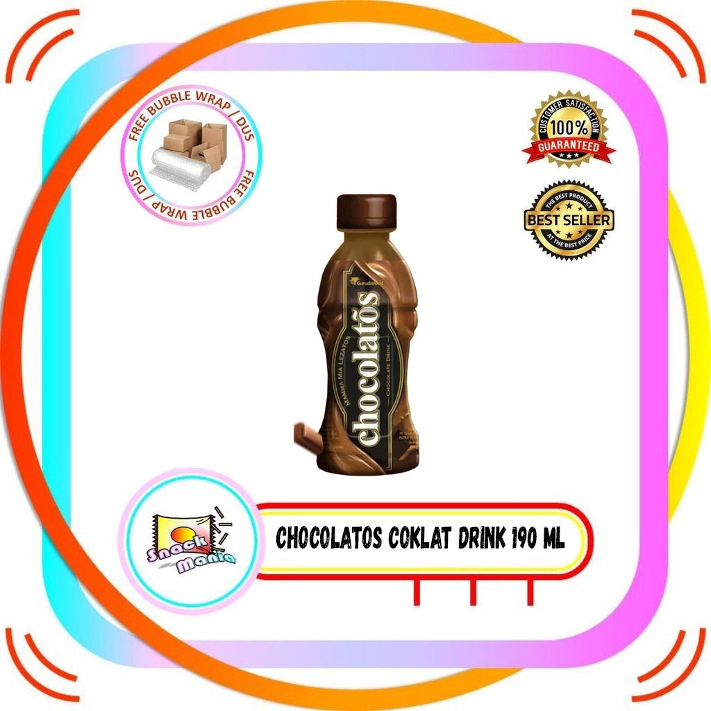 

Chocolatos Chocolate Drink Bottle ~ 190 ml Coklat Botol