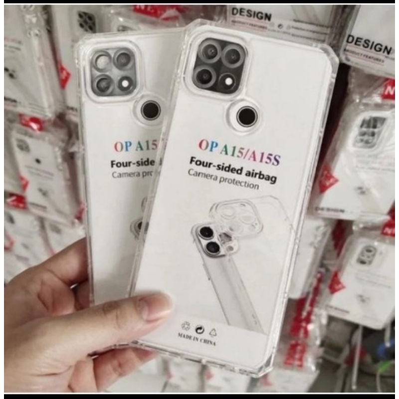 silikon warna putih dan hitam Oppo a15