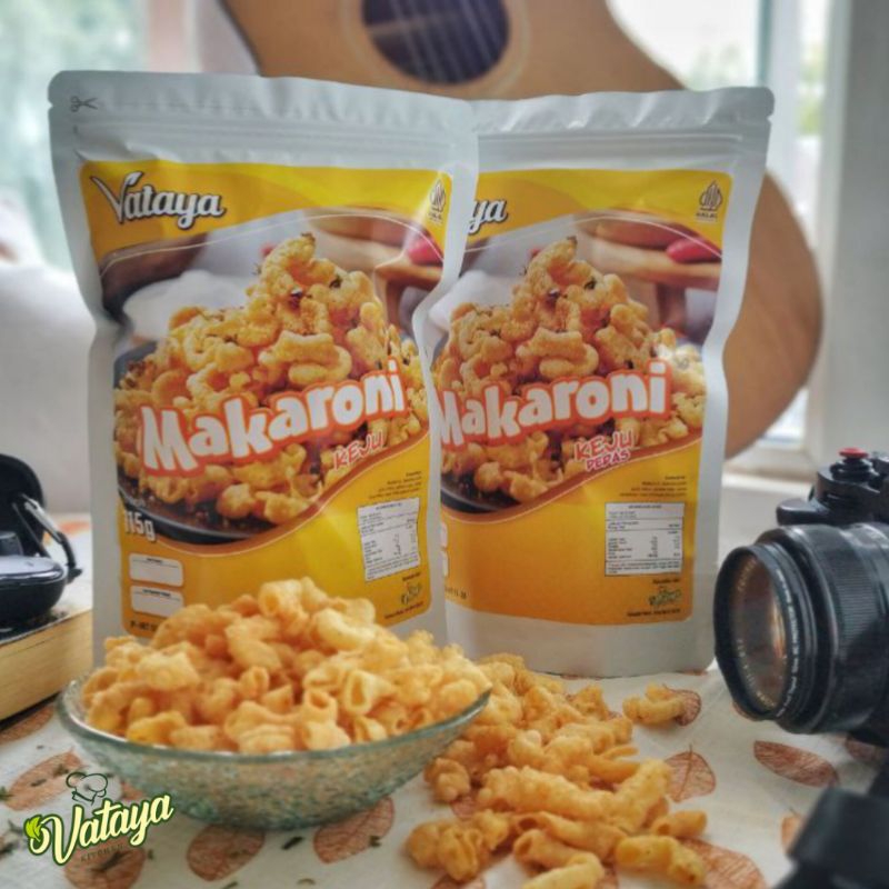 

Makaroni Vataya [115 gram] - Cemilan Makaroni Gurih Renyah Murah Pedas Keju Original