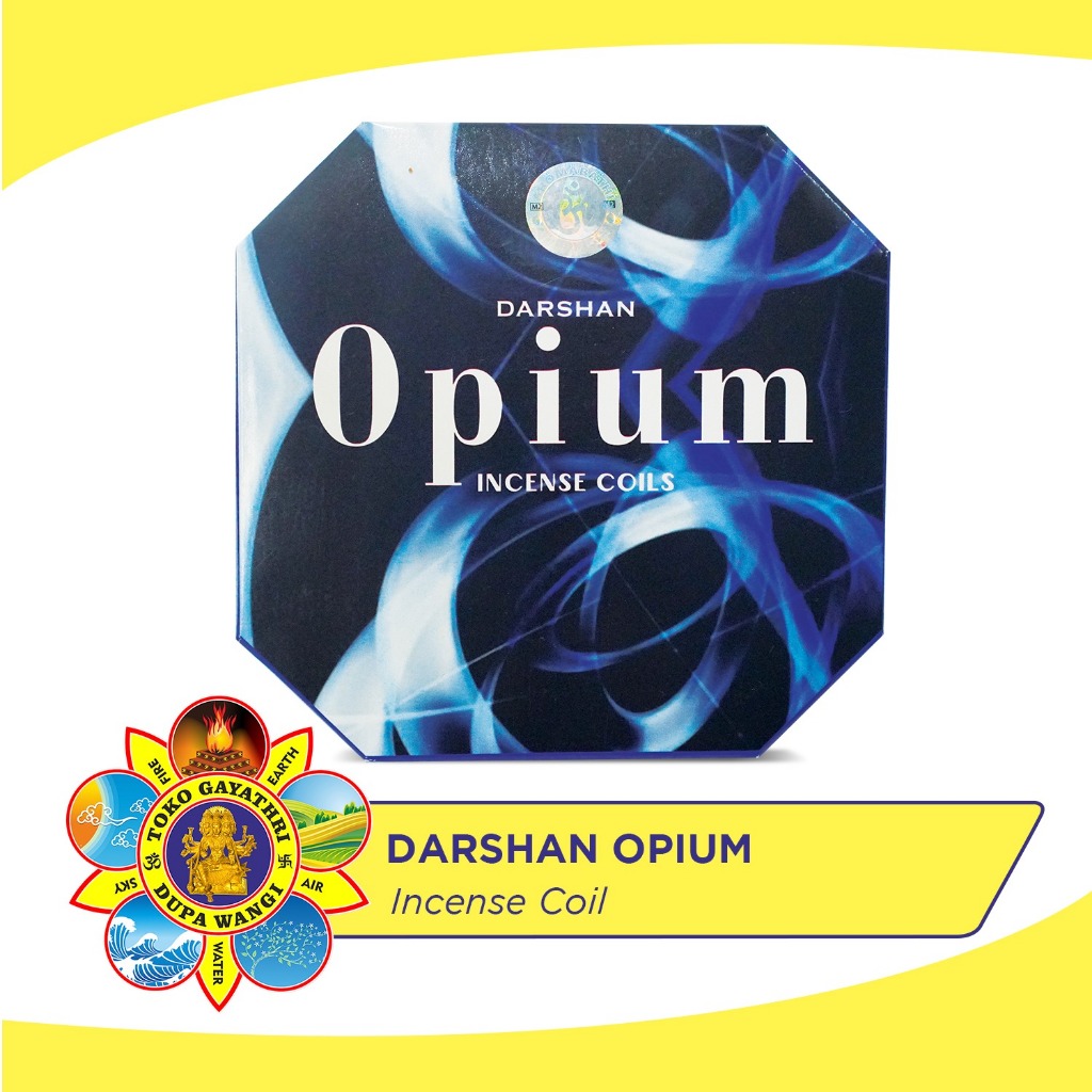 Dupa India Aromaterapi Coil - Darshan Opium