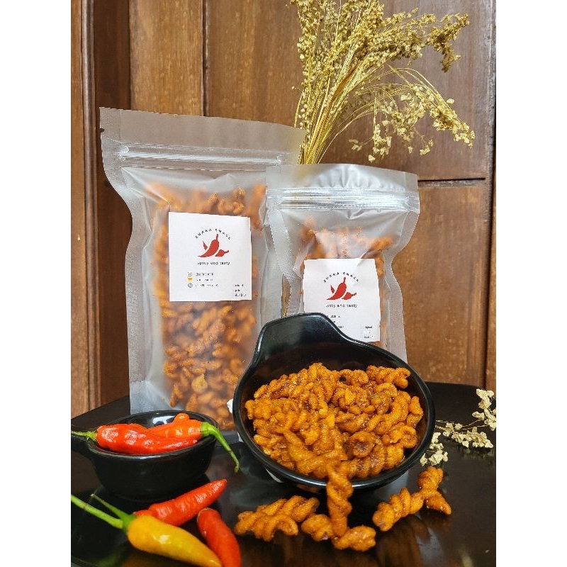 

Makaroni Kriwil Pedas 500gram