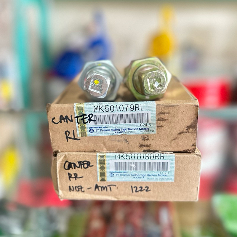 Hub Bolt Rear Canter HD125 KTB / Baut Mur Roda Belakang Canter HD125 KTB