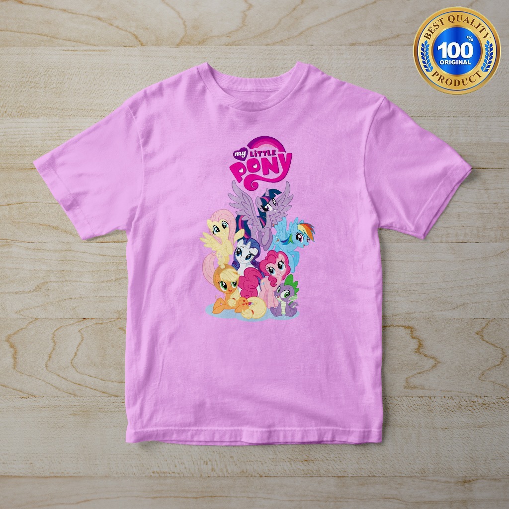 Kaos Baju Anak Perempuan Gambar Kuda Pony