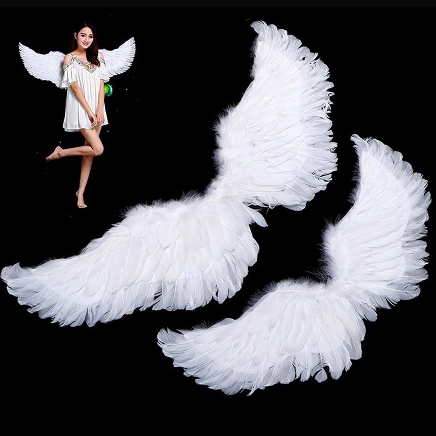 YZ5 Sayap Malaikat Sayap Peri Putih Cosplay /Halloween/ Sayap Malaikat Angel Wings / Sayap Malaikat