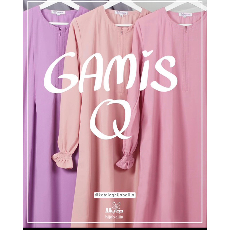 PRELOVED Gamis Q BABY PINK by Hijab Alila SIZE L