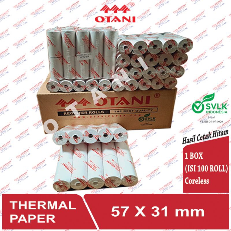 

Thermal Paper Otani 57x31 mm