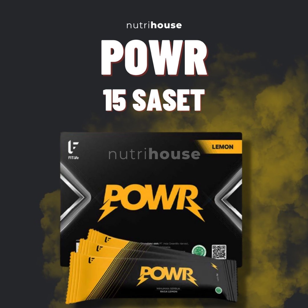 FITlife POWR Pre Workout 15 servings PWO PREWORKOUT POWER untuk Gym Pre-workout