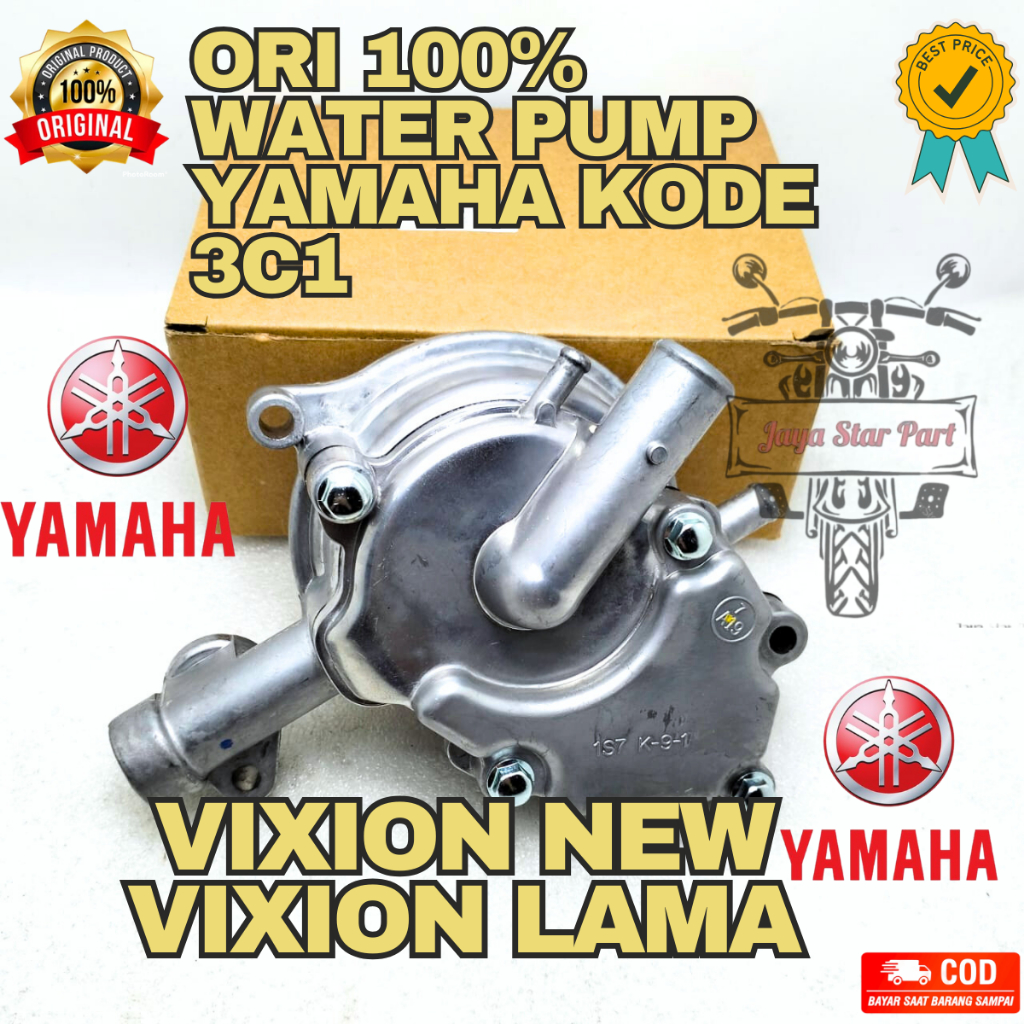 ORI Water Pump Yamaha Original Asli Dan Presisi kode (3c1) vixion / water pump assy set Pompa Air ra
