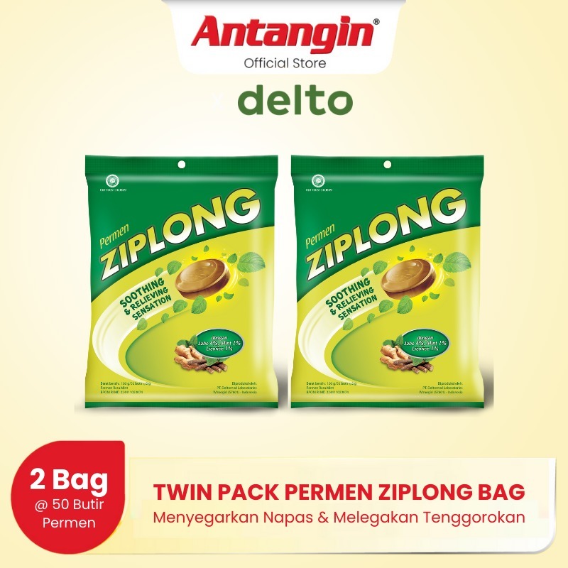 

Twin Pack Permen Ziplong Bag B50 Segarkan Napas Legakan Tenggorokan