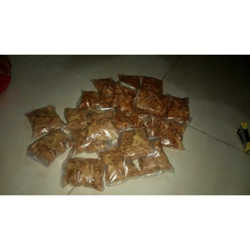 

Kripik kulit kebab 60 pcs