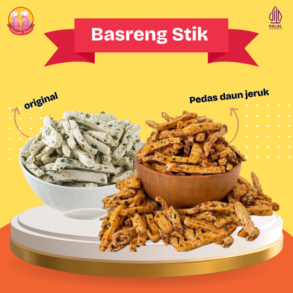 

Basreng Stik Pedas Daun Jeruk/Keripik Basreng Viral Bumbu Melimpah 1 kg