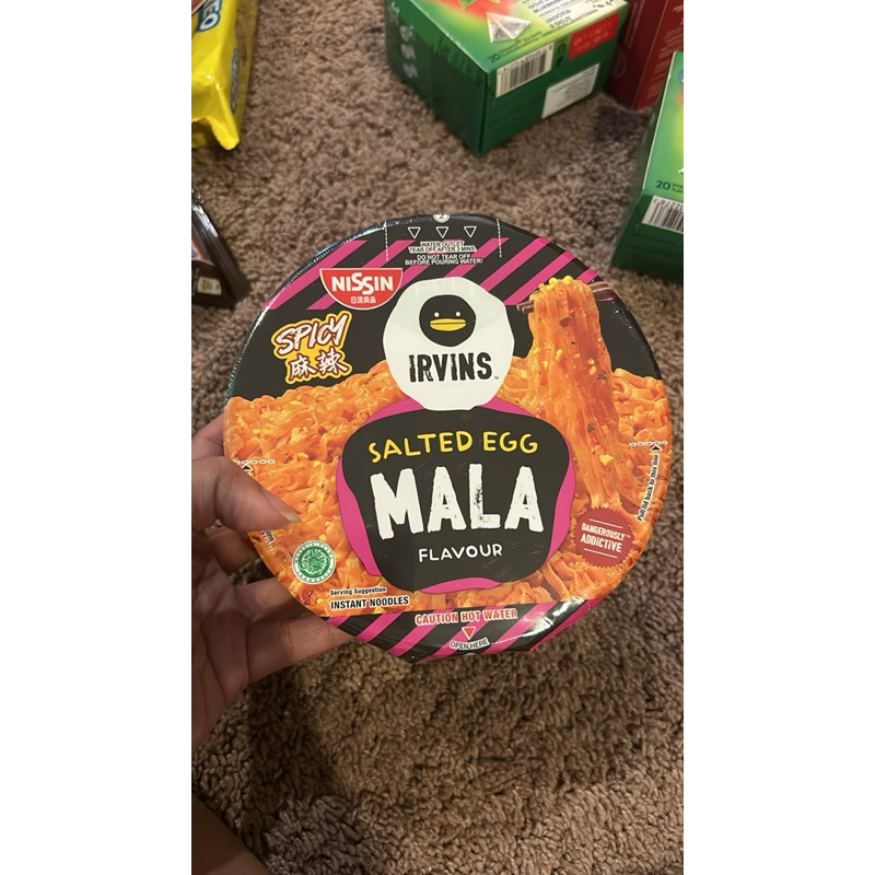 

Irvin’s Salted Egg Noodle Cup Mala Flavour