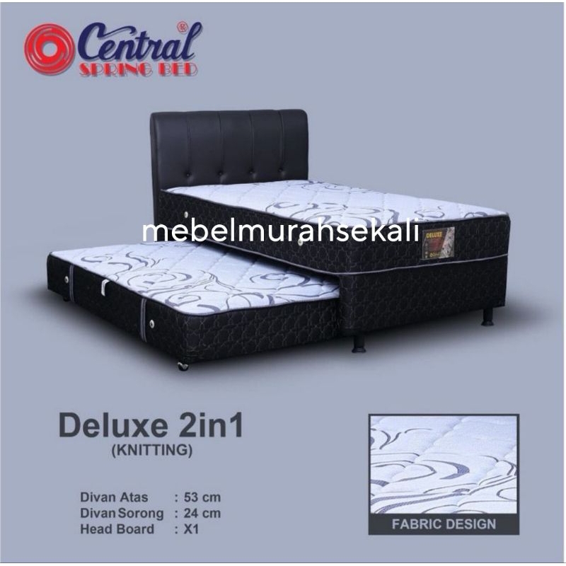 (PROMO) Springbed / Spring Bed Central Deluxe 2in1 Sorong Twin (Melayani Surabaya)