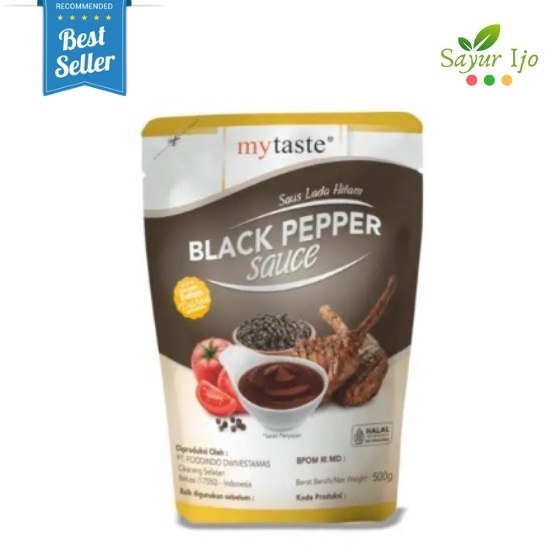 

My Taste Saus Lada Hitam 500 Gram / Pack Sauce Black Pepper Dressing Saos Bumbu Instant HALAL