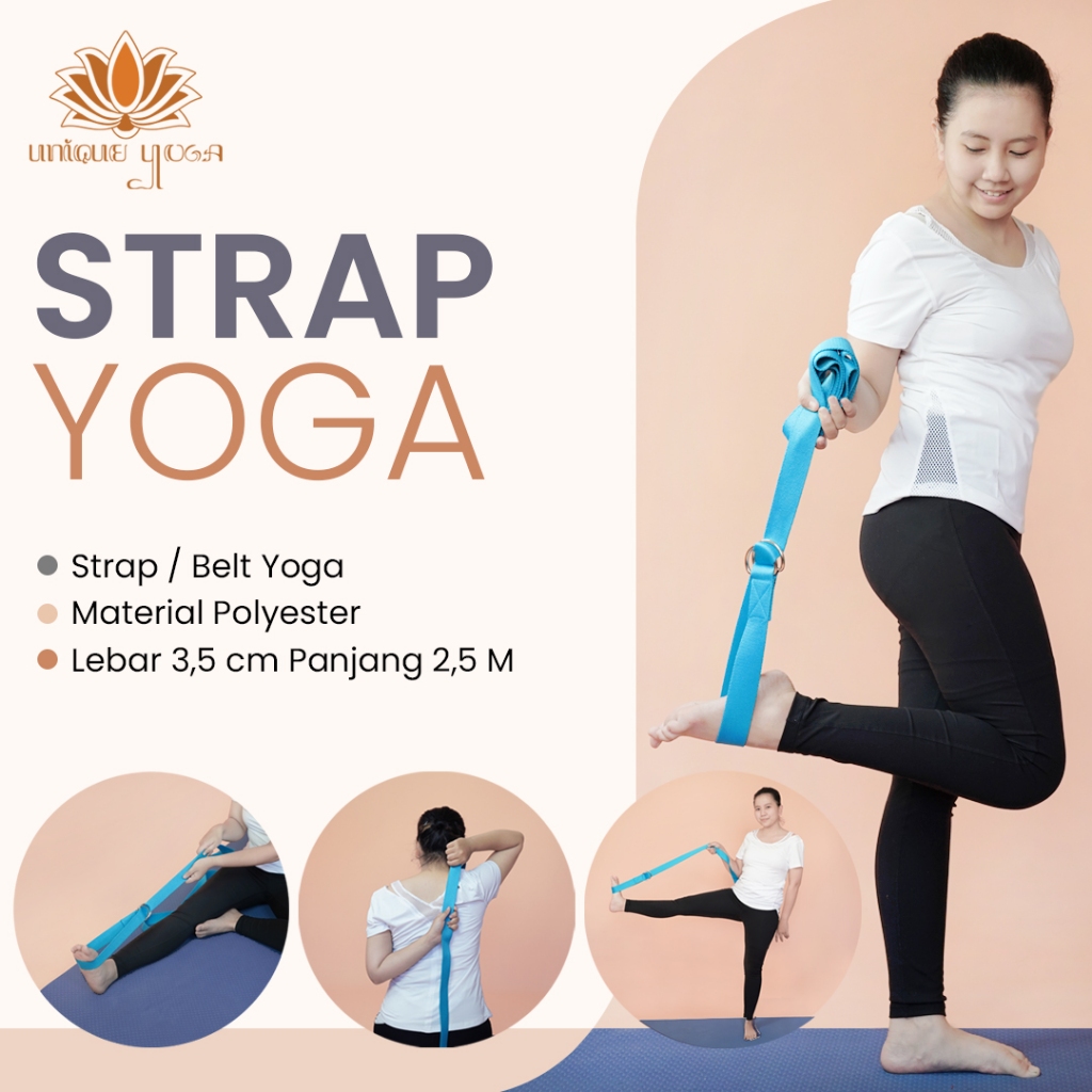 Strap Yoga / Belt Yoga / Belt Besi Yoga / Belt Besi Yoga Murah / Yoga Strap Murah / Ring Yoga Belt Y