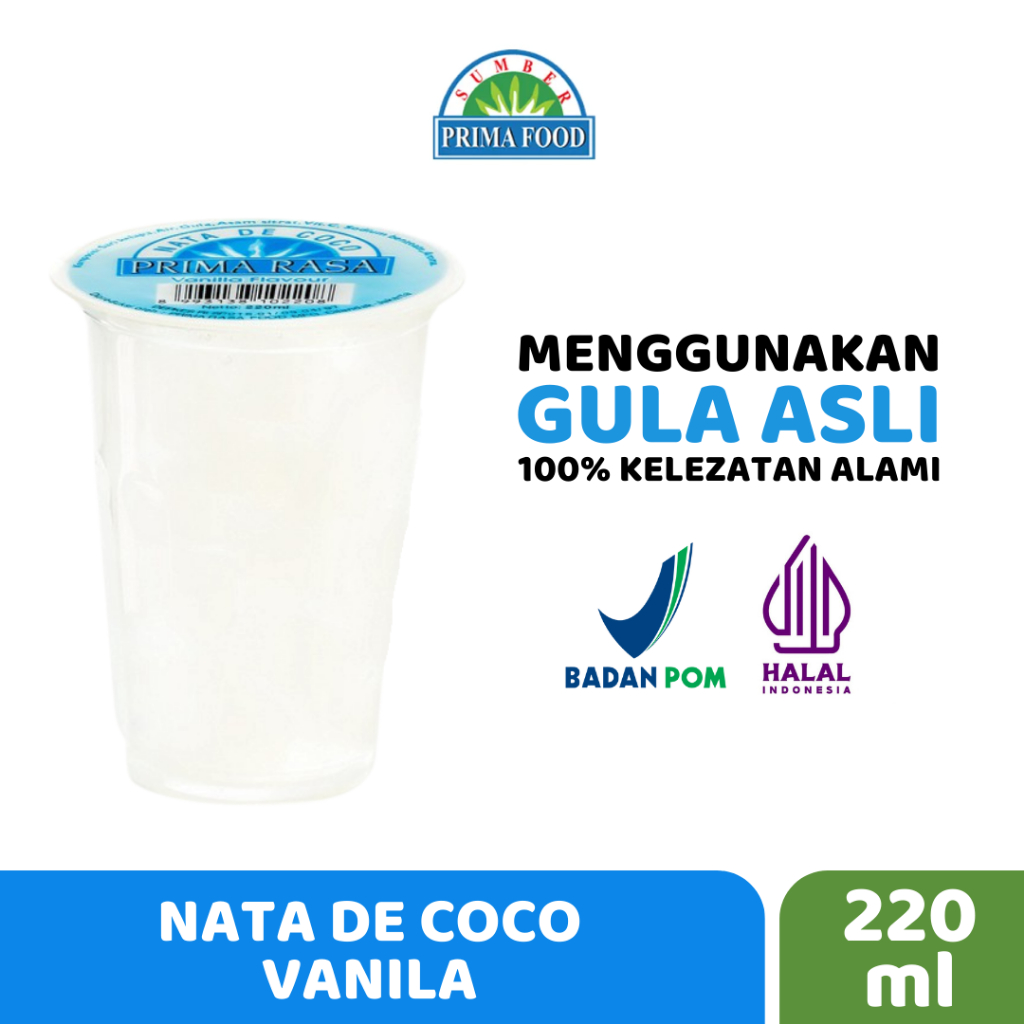 

PRIMA RASA Nata de Coco Vanila 220 ml - 1 pcs