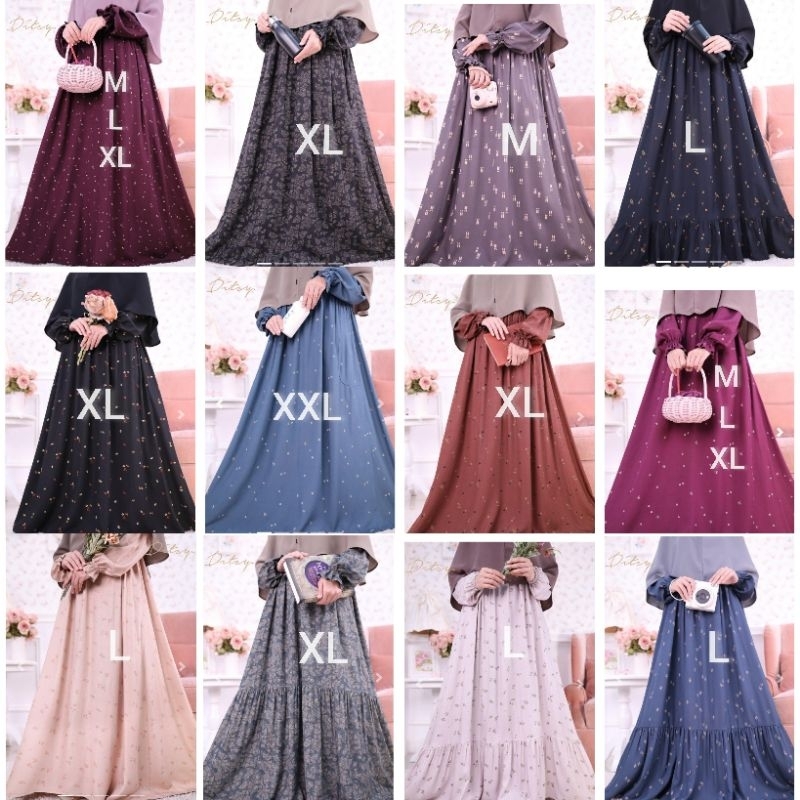 DITSY FEBRUARI TALLY WINE HARIA ONYX VISHA PURPLE MAPLE JETBLACK NATEYA NAVY KASYA TOSCA NATEYACLAY 