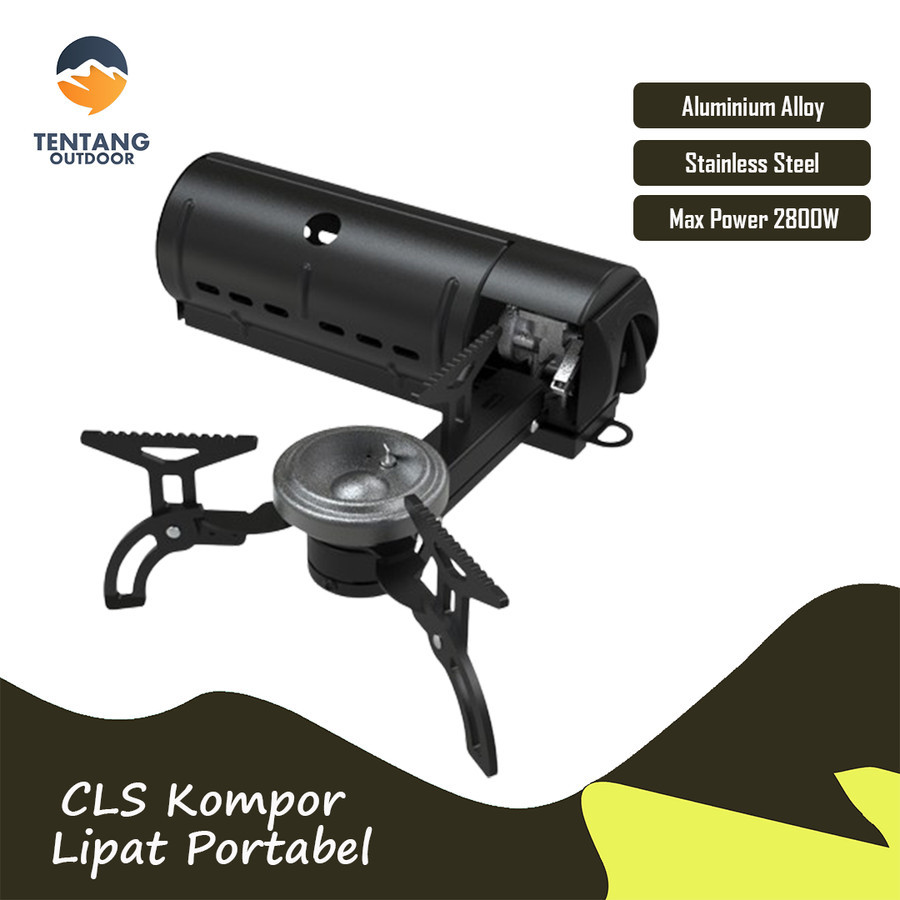 CLS Kompor Gas Lipat Portable Model Tabung Stove Outdoor Camping Kompor Canister Hiking Mendaki