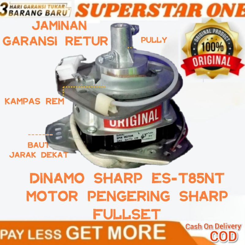 Dinamo Sharp ES-T85NT Motor Pengering Sharp set