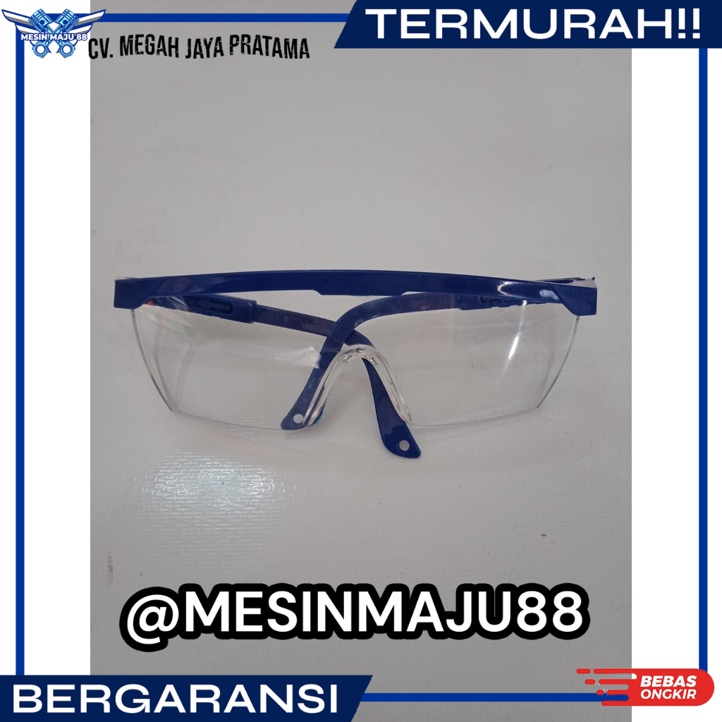 KACAMATA LAS/KACAMATA SAFETY/LAS( GURINDRA BENING CLEAR)