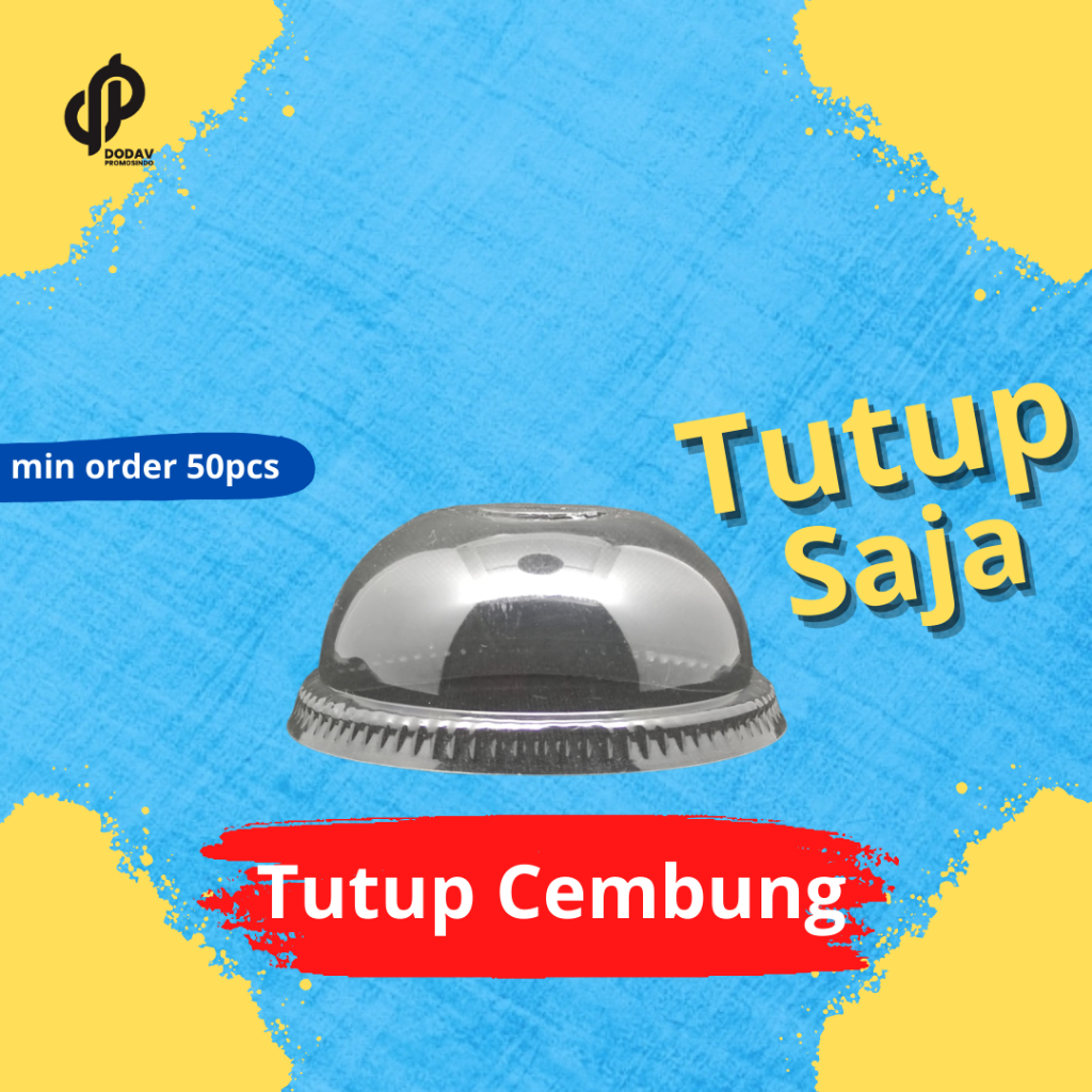 

Tutup Cup Cembung 16oz - 140z OVAL MERK BSM| Tutup Cembung