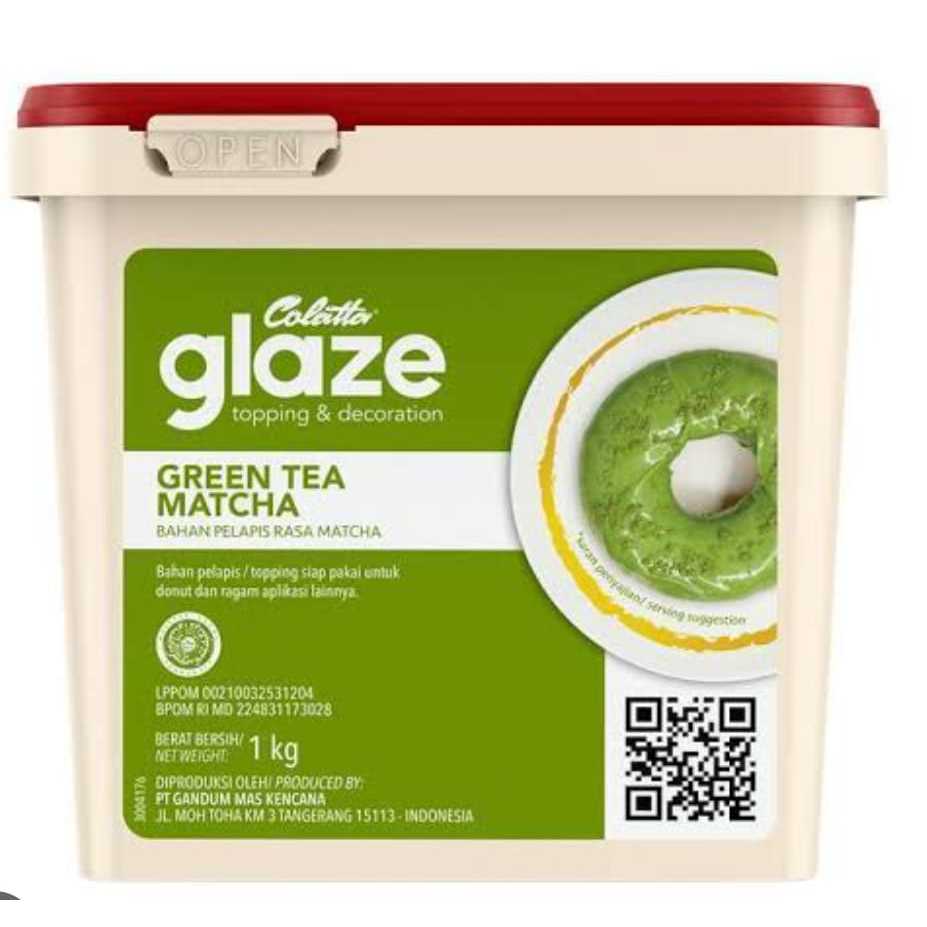 

Colatta Glaze Green Tea 1kg-Bahan Pelapis Rasa Green Tea 1kg