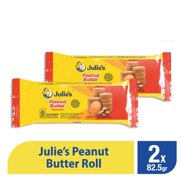 

Julies Peanut Butter Roll - 82,5 Gr ( 2 Pcs )