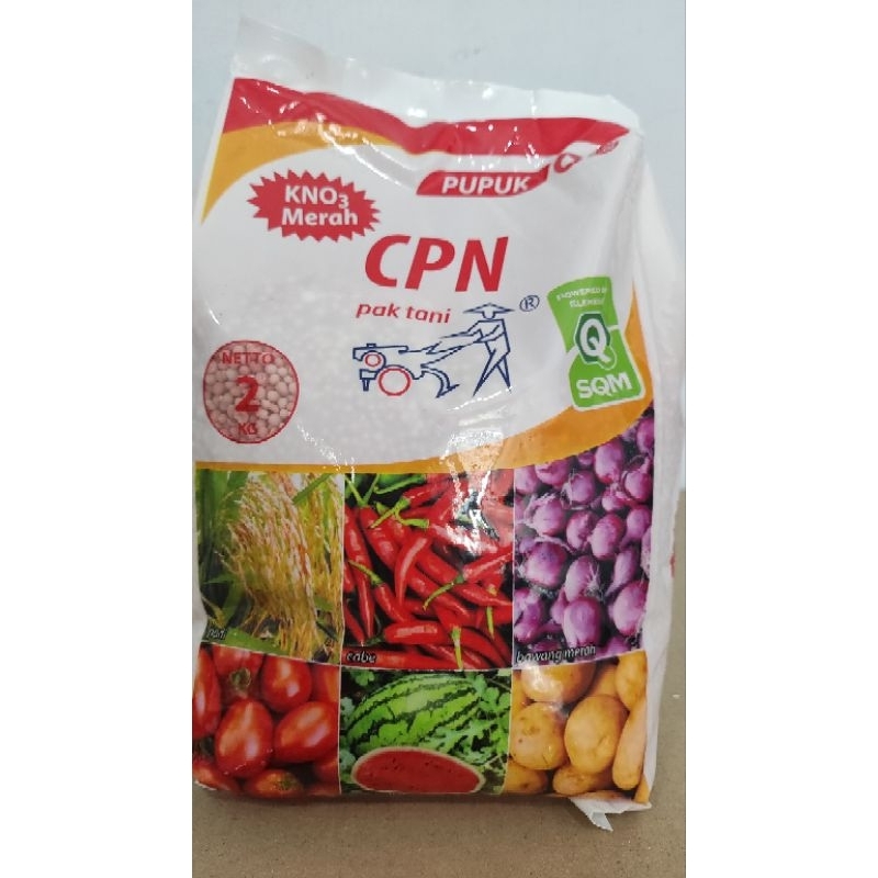 KNO Merah 2 Kg - Pupuk KNO3 Merah Pak Tani 2 kg Prill