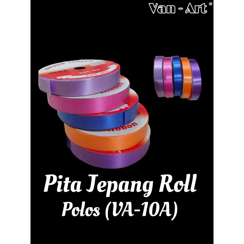 

(HARGA PER ROLL)PITA ROLL PLASTIK,PITA KADO PITA JEPANG lebar 1,7cm/ panjang 10 meter