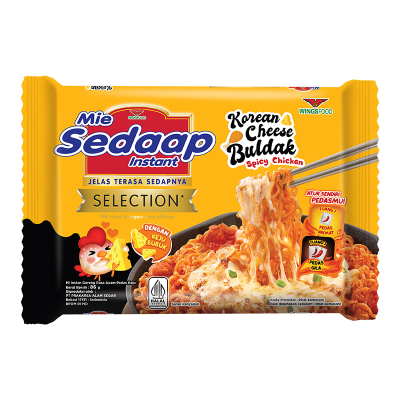 

Mie Sedaap Mi Instan Korean Cheese Buldak 86 g
