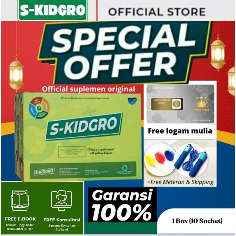 S Kidgrow Official Store Peninggi Badan S Kidgro Skidgrow Original Skid Grow