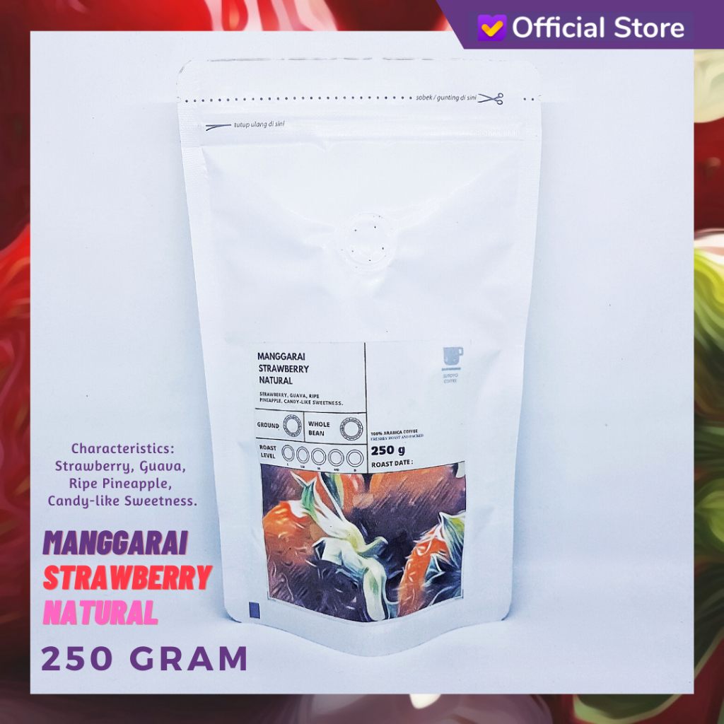 

KOPI ARABIKA FLORES MANGGARAI STRAWBERRY NATURAL 250 GRAM
