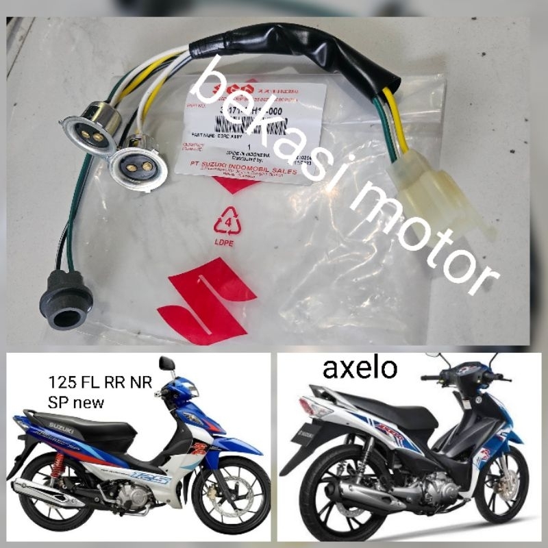 35171-16H fitting lampu depan kabel socket headlamp suzuki shogun 125 SP FL RR ROBOT NR axelo origin